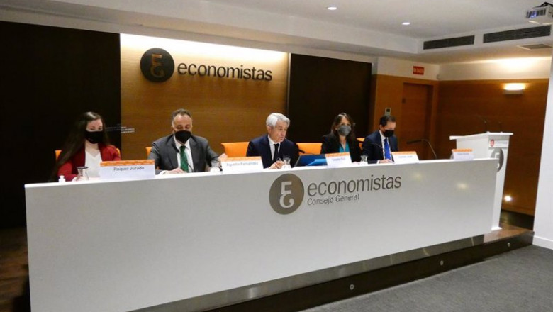 Rueda de prensa del Consejo General de Economistas para presentar la Campaña de la Renta 2021. | CONSEJO GENERAL DE ECONOMISTAS ep rueda de prensa del consejo general de economistas para presentar la campana de la renta 2021