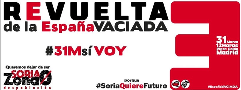 Soria ¡Ya! y Teruel Existe animan a manifestarse el 31 marzo en Madrid para recl | PLATAFORMA SORIA ¡YA! ep soria ya y teruel existe animanmanifestarse31 marzomadridrecl