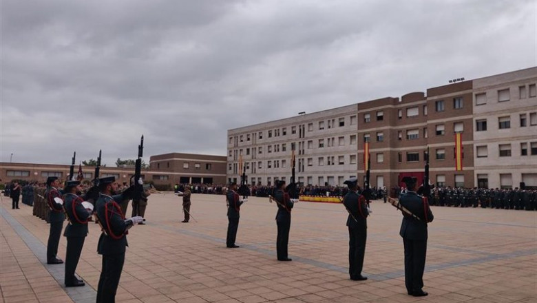 ep acto de celebracion de la patrona de la guardia civil en catalunya en la comandancia de sant