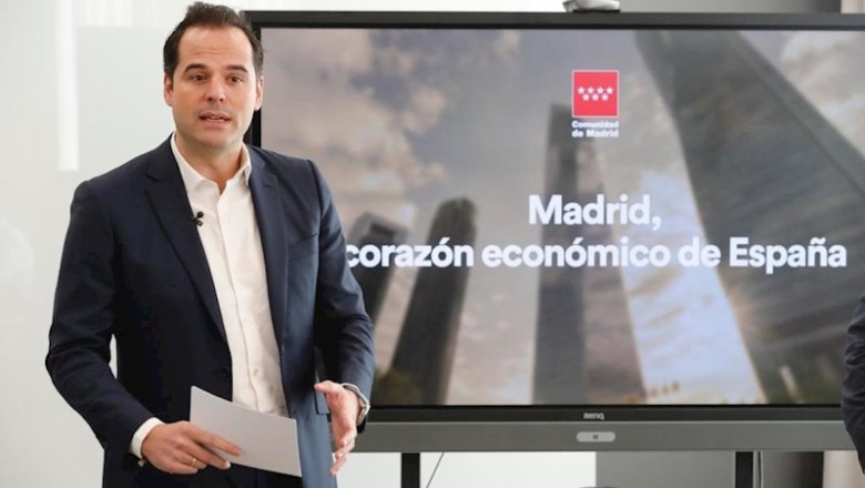 Aguado presenta el balance de la Contabiliad Regional de 2019. Archivo. | CAM ep aguado presenta el balance de la contabiliad regional de 2019 archivo