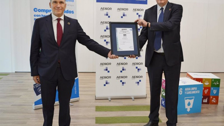 ep aqualia se convierte en el primer operador del ciclo integral del agua que acredita su ep aqualia se convierte en el primer operador del ciclo integral del agua que acredita su