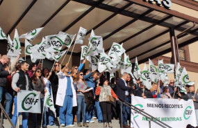 ep archivo   csif malaga durante una protesta en foto de archivo