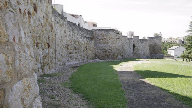 ep archivo   vista de las murallas de zamora
