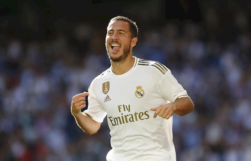 ep eden hazard celebra su gol ante el granada