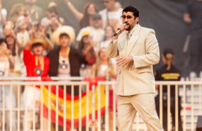 ep el cantante bad bunny actua durante su ultimo concierto en el riyadh air metropolitano a 15 de