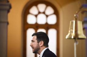 ep el ceo de cox enrique riquelme interviene durante la ceremonia de salida a bolsa de cox en el