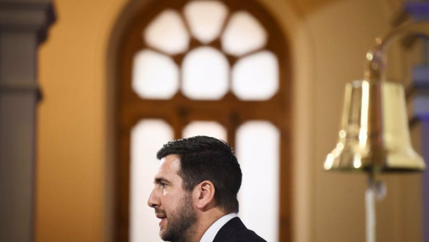 ep el ceo de cox enrique riquelme interviene durante la ceremonia de salida a bolsa de cox en el