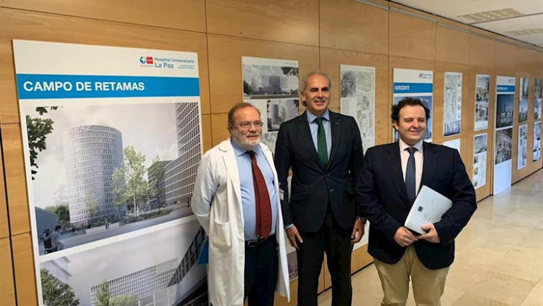 ep el consejero de sanidad enrique ruiz escudero y el gerente del hospital de la paz rafael