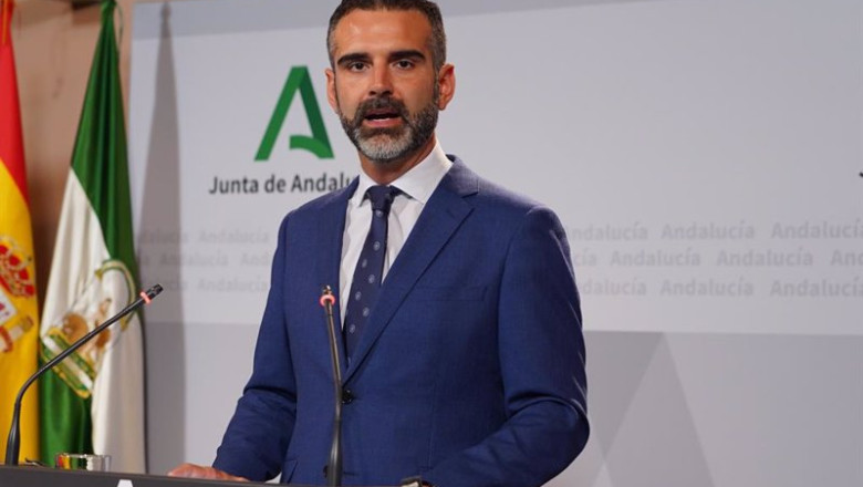 ep el consejero de sostenibilidad y portavoz del gobierno andaluz ramon fernandez pacheco este lunes