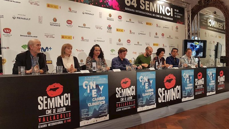 ep el director de la seminci javier angulo presenta las jornadas de cine y cambio climatico junto a ep el director de la seminci javier angulo presenta las jornadas de cine y cambio climatico junto a