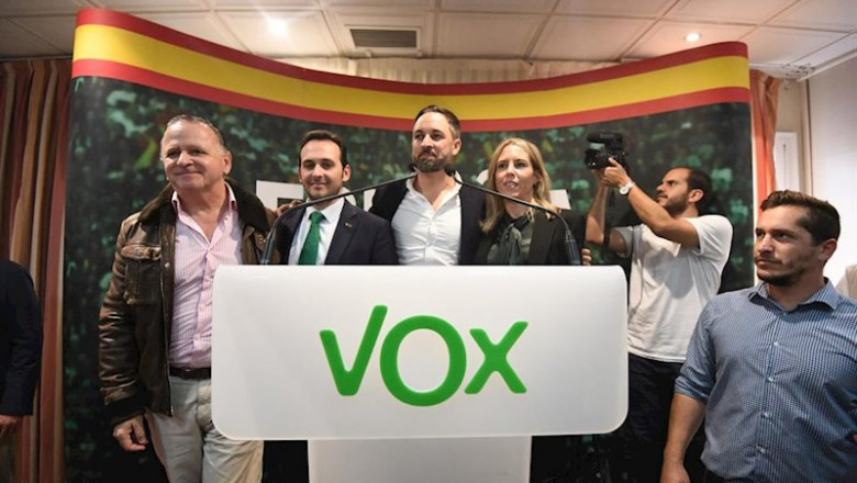 ep el lider de vox santiago abascal en un acto de partido en ceuta
