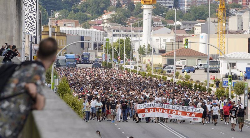 Economía.- El metal vuelve a las calles de Vigo y anuncia dos días más ...