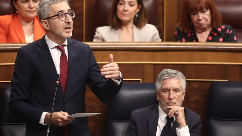 ep el ministro de hacienda arcadi espana interviene durante una sesion plenaria en el congreso de