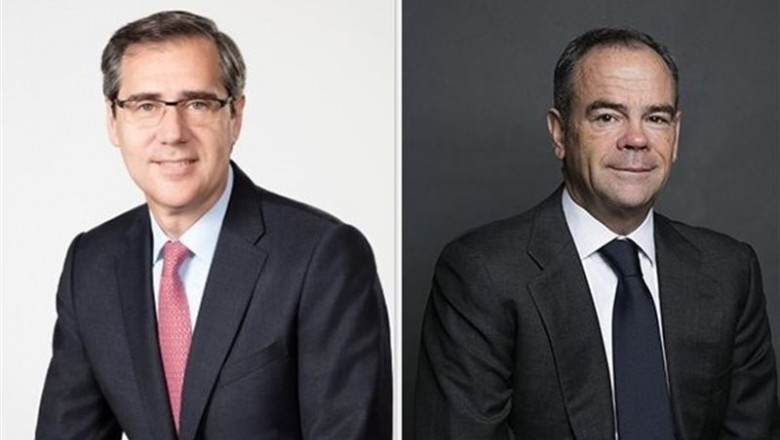 El nuevo consejero delegado de Ferrovial, Ignacio Madridejos, y el consejo delegado que le da el relevo, Íñigo Meirás | FERROVIAL ep el nuevo consejero delegado de ferrovial ignacio madridejos y el consejo delegado que le da el