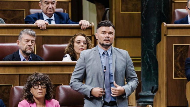 El portavoz de ERC en el Congreso, Gabriel Rufián, interviene durante un pleno en el Congreso de los Diputados, a 10 de septiembre de 2025, en Madrid (España). | Carlos Luján - Europa Press ep el portavoz de erc en el congreso gabriel rufian interviene durante un pleno en el congreso de