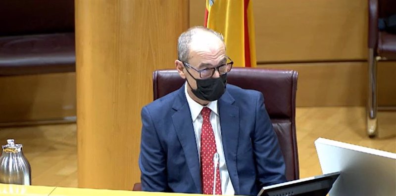 El subsecretario de Agricultura, Pesca y Alimentación, Ernesto Abati García-Manso, en su comparecencia en el Senado para informar sobre los PGE para 2022 | EUROPA PRESS ep el subsecretario de agricultura pesca y alimentacion ernesto abati garcia manso en su