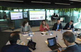 ep encuentro informativo de ey en la sede de la firma en la torre azca a 23 de enero de 2023 en