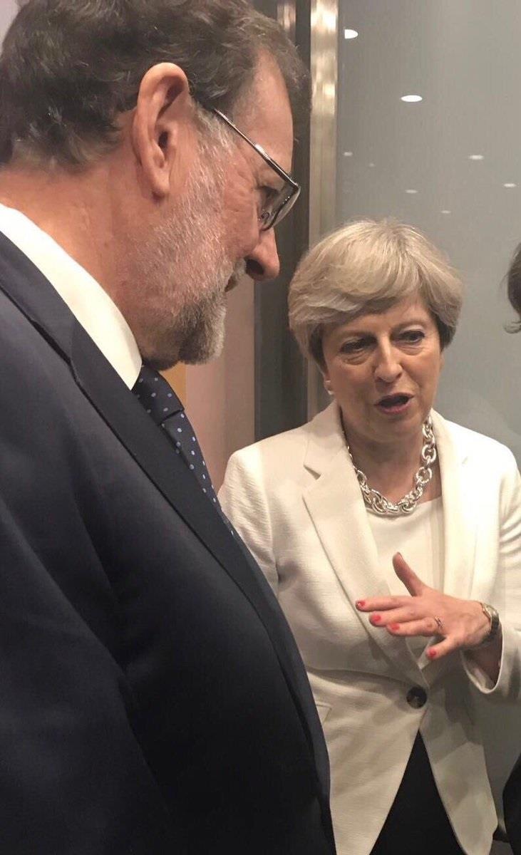 Encuentro de Rajoy con Theresa May en Bruselas | TWITTER DE RAJOY ep encuentrorajoytheresa maybruselas