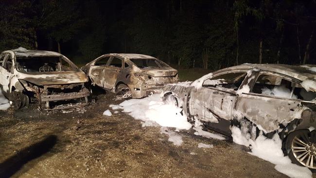 Estado de los VTC tras el incendio. | CEDIDA. ep estadolos vtcincendio