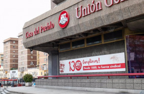 ep fachada de la sede de la union general de trabajadores en madrid