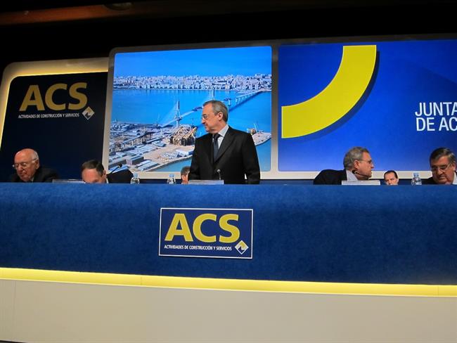 Florentino Pérez en la junta de ACS. | EUROPA PRESS ep florentino perezla juntaacs