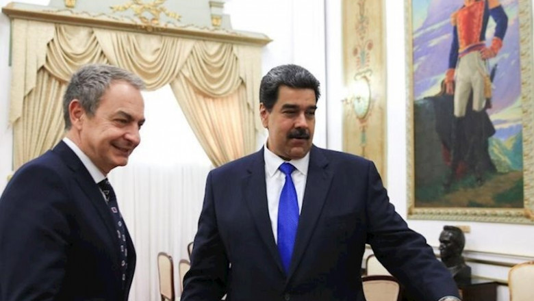 José Luis Rodríguez Zapatero y Nicolás Maduro | PRESIDENCIA DE VENEZUELA ep jose luis rodriguez zapatero y nicolas maduro