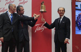 ep jose maria oriol ceo y carlos palacio presidente en la salida a bolsa de talgo