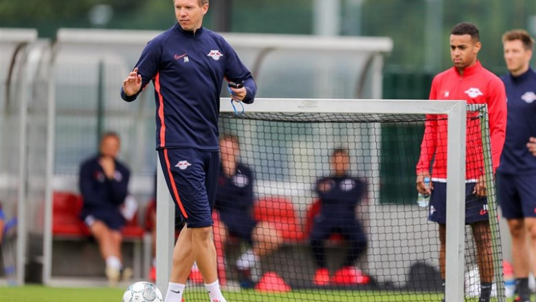 Julian Nagelsmann dirige un entrenamiento del Leipizig | Jan Woitas/dpa-Zentralbild/dpa ep julian nagelsmann dirigeentrenamientoleipizig