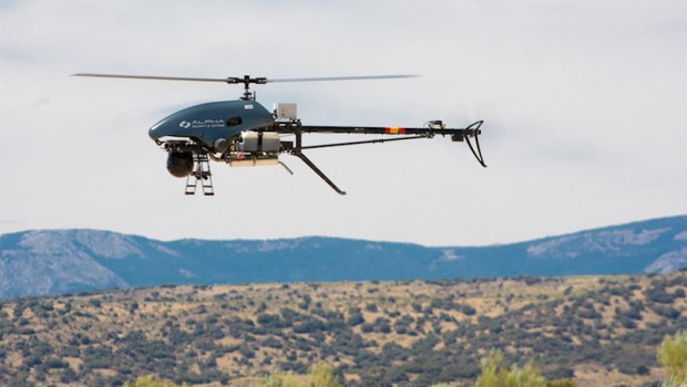 ep modelo de helicoptero no tripulado alpha 800 de alpha unmanned systems