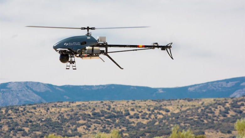 ep modelo de helicoptero no tripulado alpha 800 de alpha unmanned systems