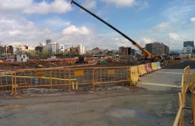 ep obrasconstruccionla nueva plazaglries en barcelona