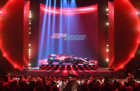 ep presentacion del monoplaza de formula 1 de ferrari para 2020 en el teatro municipal romolo valli