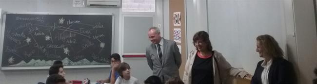 El secr.Lluís Baulenas y la t.Alcalde L.Ortiz, en inicio curso escolar | EUROPA PRESS ep secrlluis baulenasla talcalde lortiz en inicio curso escolar