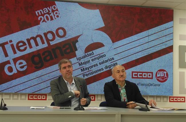 Unai Sordo y Pepe Álvarez | Europa Press ep unai sordopepe alvarez