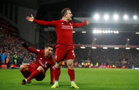 ep xherdan shaqiri del liverpool fc celebragol