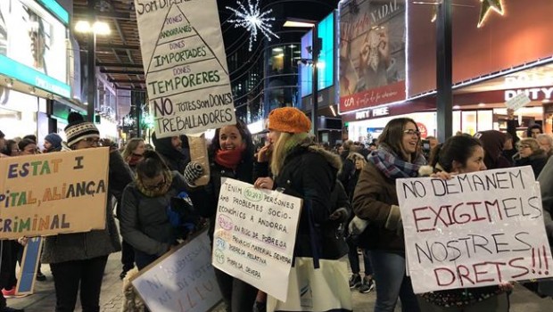 ep 8m- asociaciones feministasandorra convocanmanifestacionreivindi