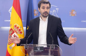 ep archivo   el portavoz de podemos en el congreso javier sanchez serna una rueda de prensa anterior