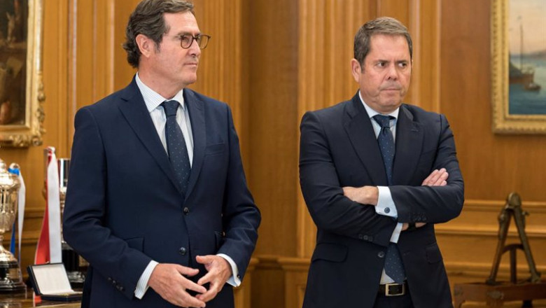 ep archivo el presidente de la ceoe antonio garamendi i y el presidente de cepyme gerardo cuerva d ep archivo el presidente de la ceoe antonio garamendi i y el presidente de cepyme gerardo cuerva d