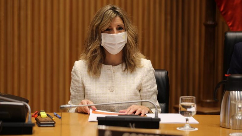 La ministra de Trabajo, Yolanda Díaz. | MINISTERIO DE TRABAJO - Archivo ep archivo la ministra de trabajo yolanda diaz en el congreso