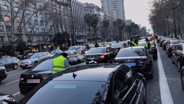 ep archivo   protesta de vehiculos de vtc