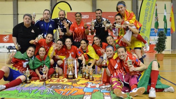 ep atletico navalcarnero campeonla xxiv copaespanafutbol sala femenino