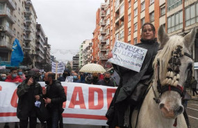 ep cabecera de la manifestacion convocada por asturias ganadera