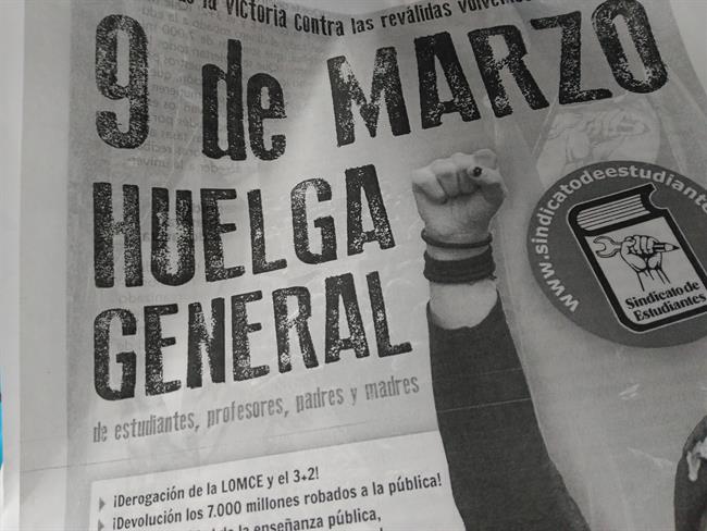 ep cartel huelga generaleducacion 9marzo