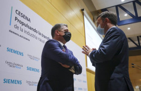 ep ceo de siemens en espana miguel angel lopez i y el presidente de navantia ricardo dominguez d