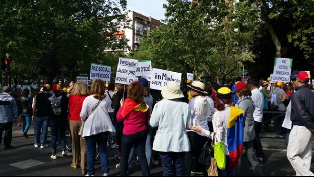 ep ciudadanos venezolanosmanifiestanmadrid