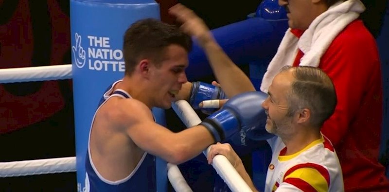 ep el boxeador espanol gabriel escobar en el preolimpico de londres ep el boxeador espanol gabriel escobar en el preolimpico de londres