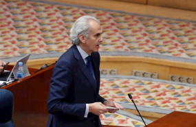 ep el consejero de sanidad enrique ruiz escudero durante su intervencion en el pleno que la asamblea