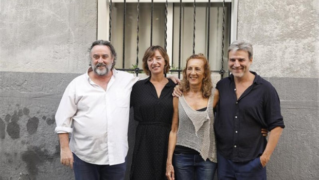ep el director de la obra andres lima la actriz nuria esper la directora artistica del teatro