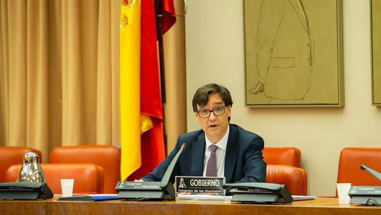ep el ministro de sanidad salvador illa durante su septima comparecencia en el congreso sobre el ep el ministro de sanidad salvador illa durante su septima comparecencia en el congreso sobre el