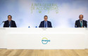 ep el presidente de enagas antonio llarden y el consejero delegado marcelino oreja en la junta